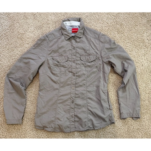Craghoppers Other - Craghoppers Nosilife Insect Shield‎ Shirt Gray/Tan Sm 6 Outdoors Hiking Fishing
